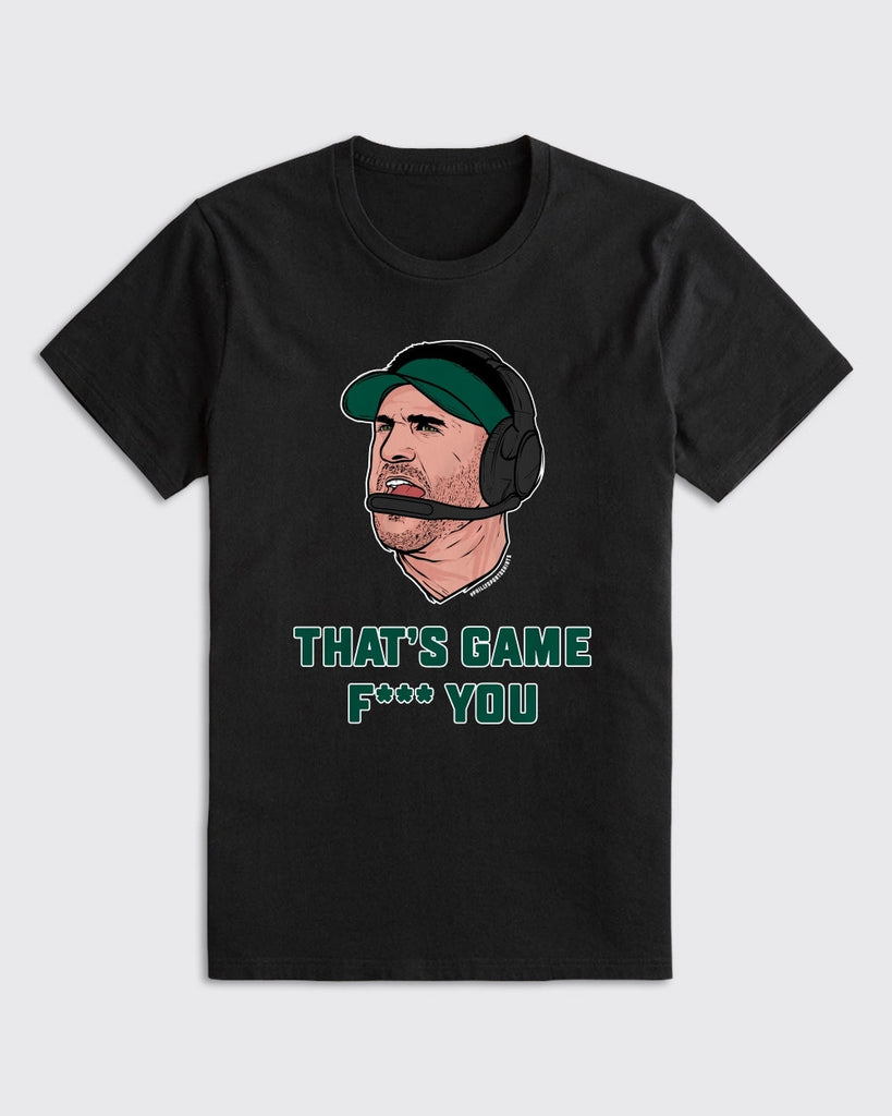 Nick Sirianni That's Game Shirt - Philly Sports Shirts