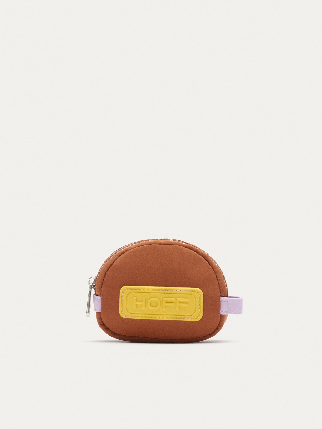 Image of NYLON COIN PURSE BROWN