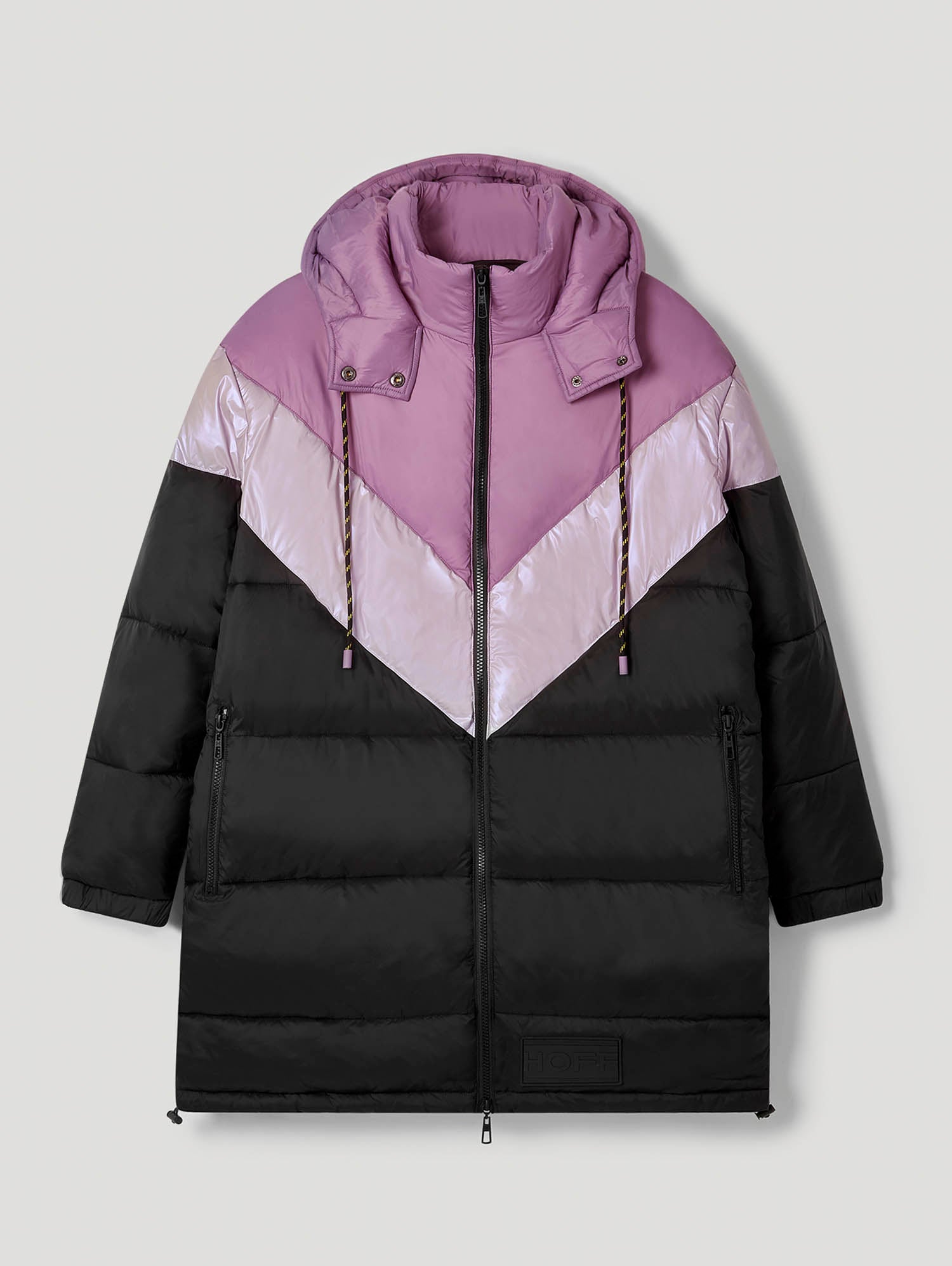 lilac puffer coat