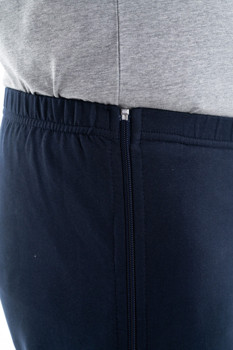 Tracksuit Bottoms with full side zips | Elderly and disabled clothing