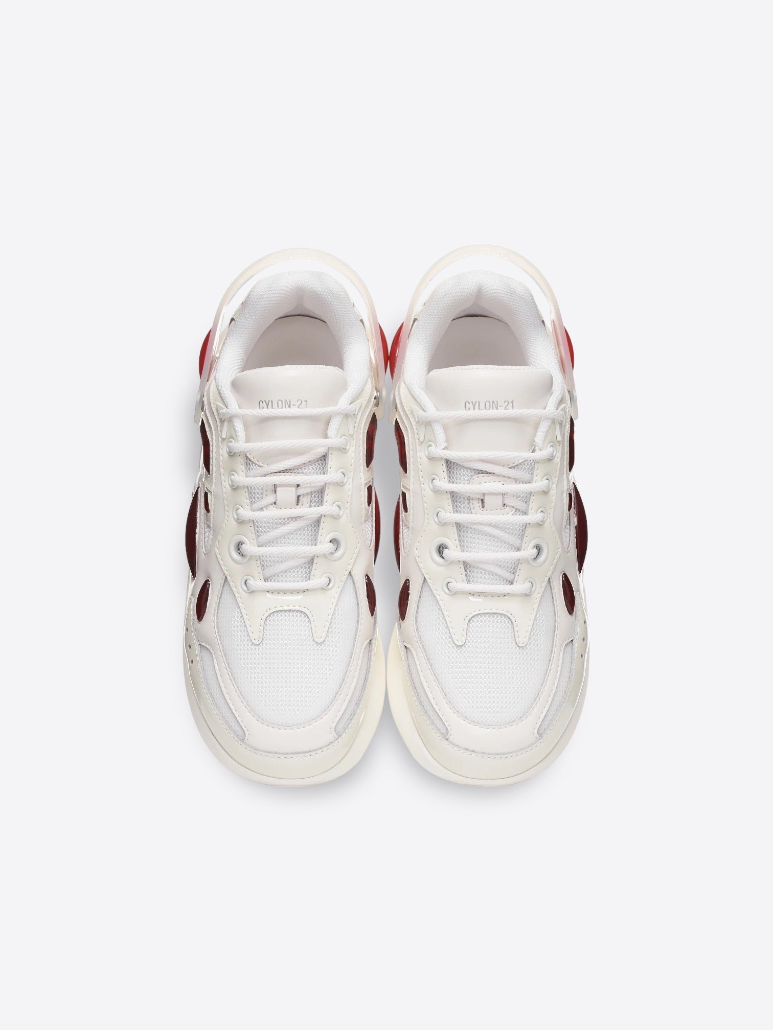 Raf Simons Cyclon-21 Sneakers SS23 Red Off-white