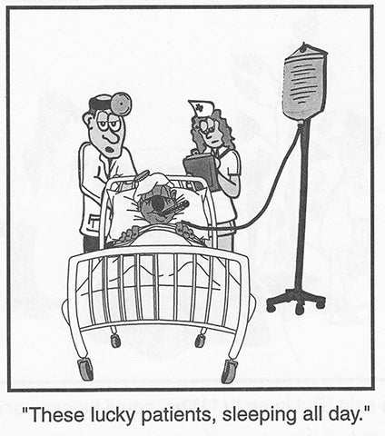 Lucky Patient Cartoon by S. Goldberg