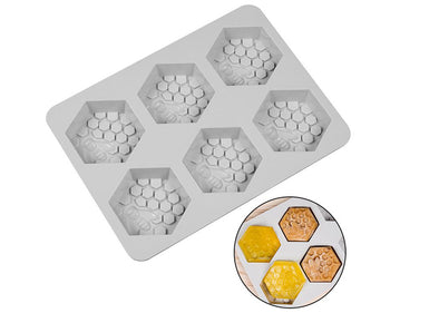 Soap Mold Honey Bee Reusable x 6 Rectangle molds – PureFx