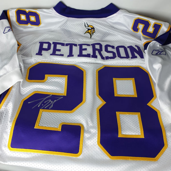 signed vikings jersey