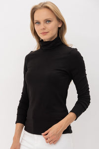 amira sweater black wasabi + mint ethical womens boutique