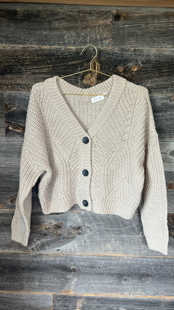 RD Style Knit Cardigan in Oatmeal