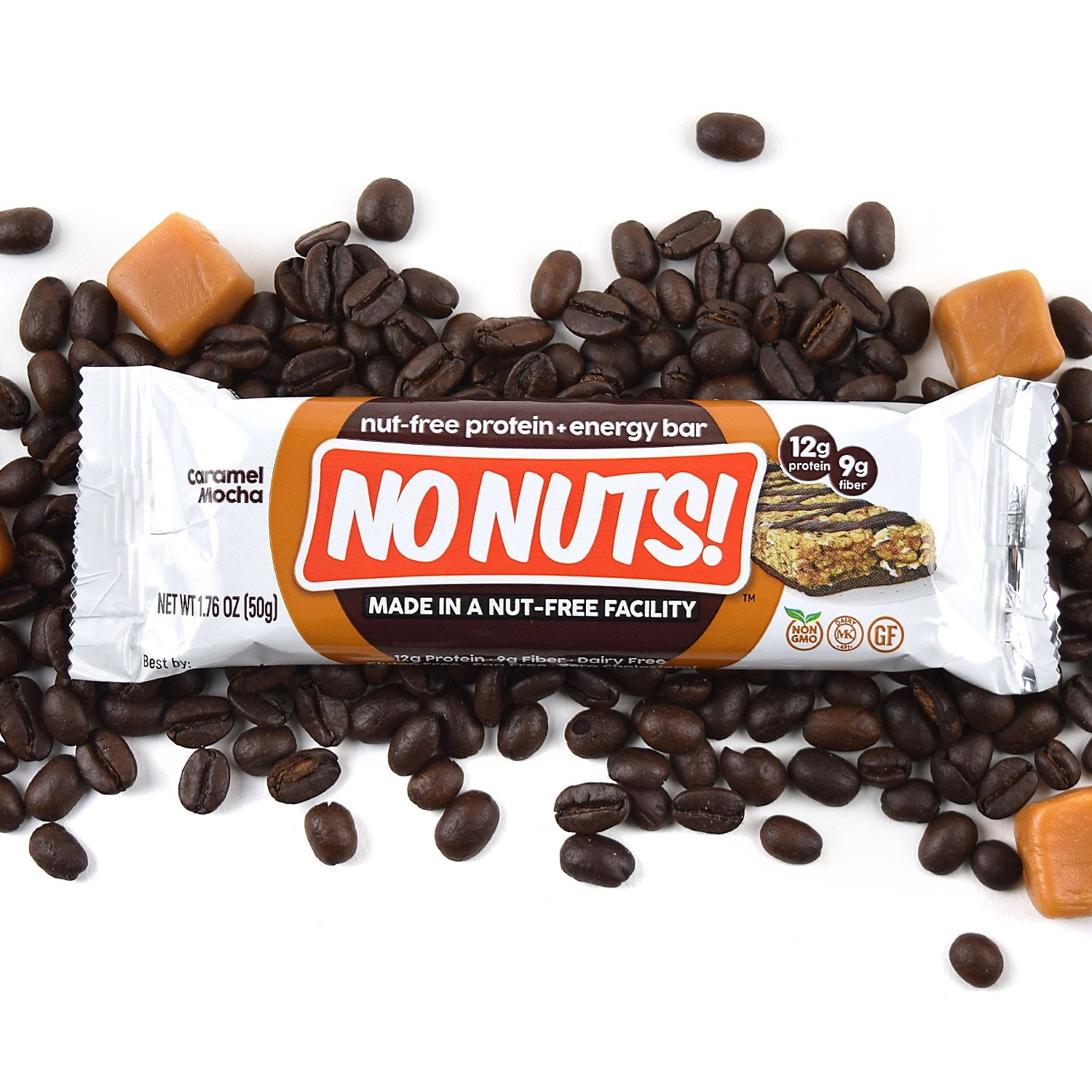 No Nuts Caramel Mocha Bars