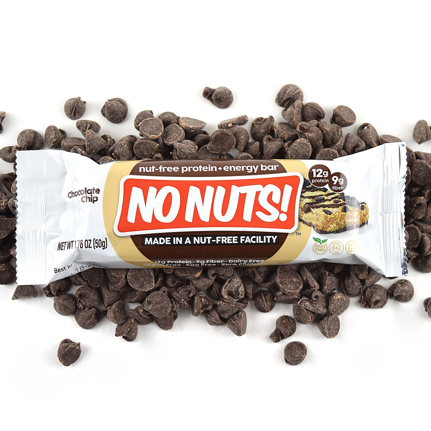 No Nuts Chocolate Chip protein bar