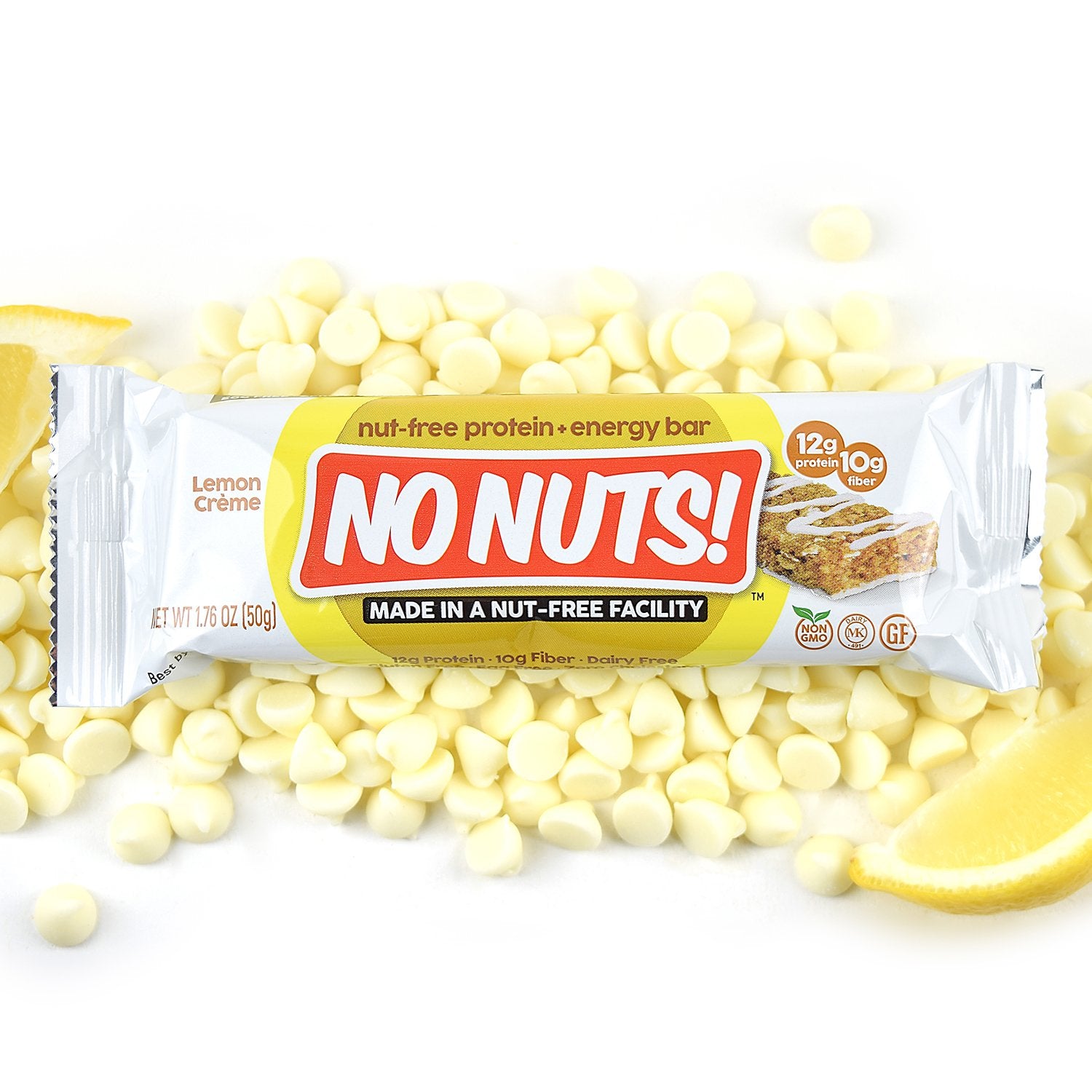 No Nuts! Lemon Creme Protein Bars