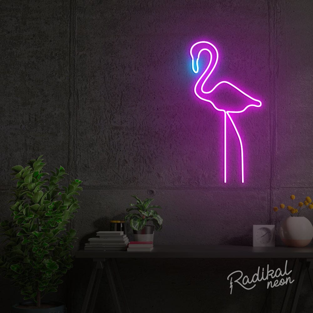 Pink Flamingo Neon Light | 12-Month Warranty | Radikal Neon