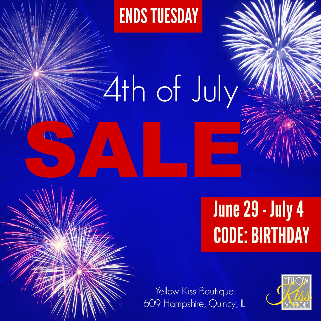 Summer 4th of July SALE Yellow Kiss Boutique