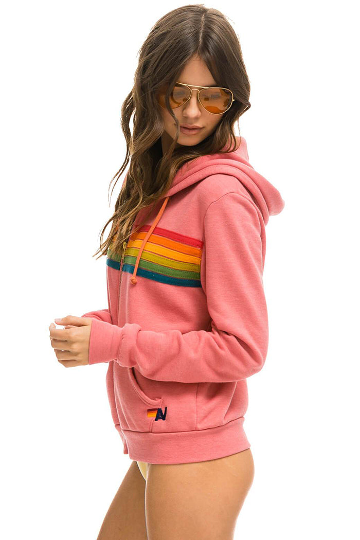 aviator nation 6 stripe hoodie