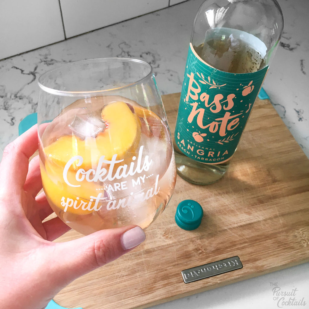 Recyclable plastic wine glass by The Pursuit of Cocktails
