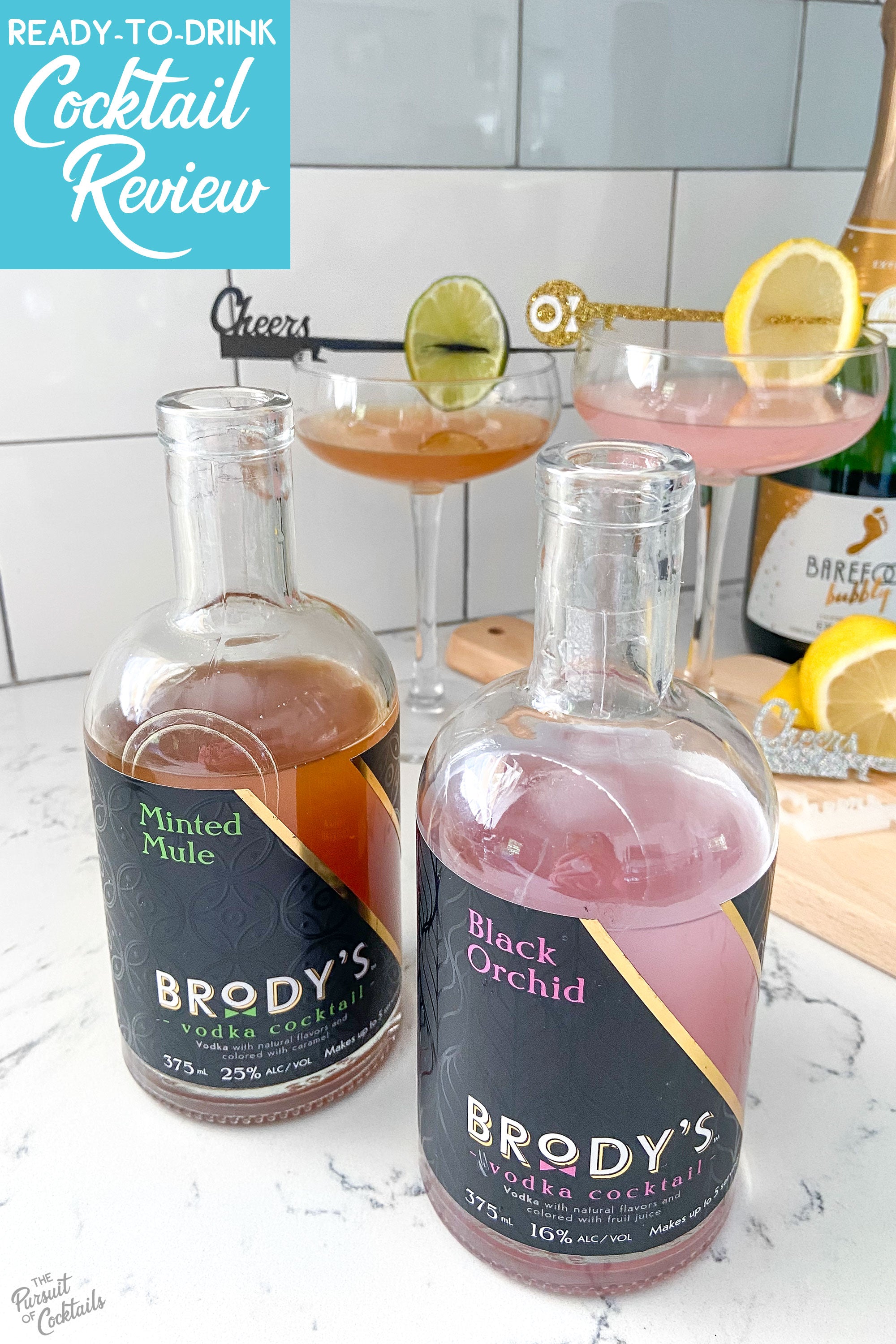 Review of Brody's Crafted Cocktails ready-to-drink vodka cocktails