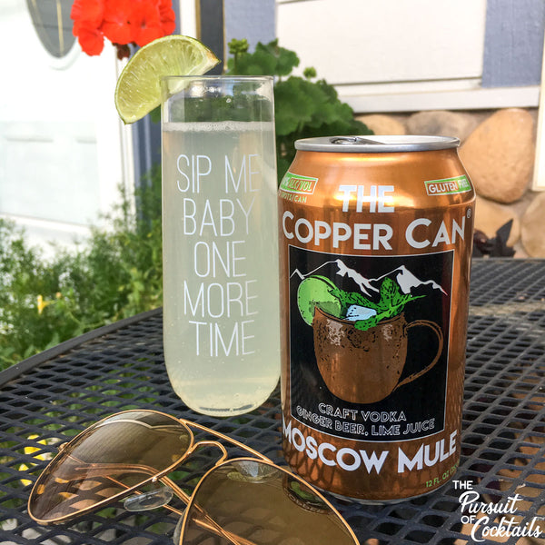 Ready to drink Moscow Mule review by The Pursuit of Cocktails