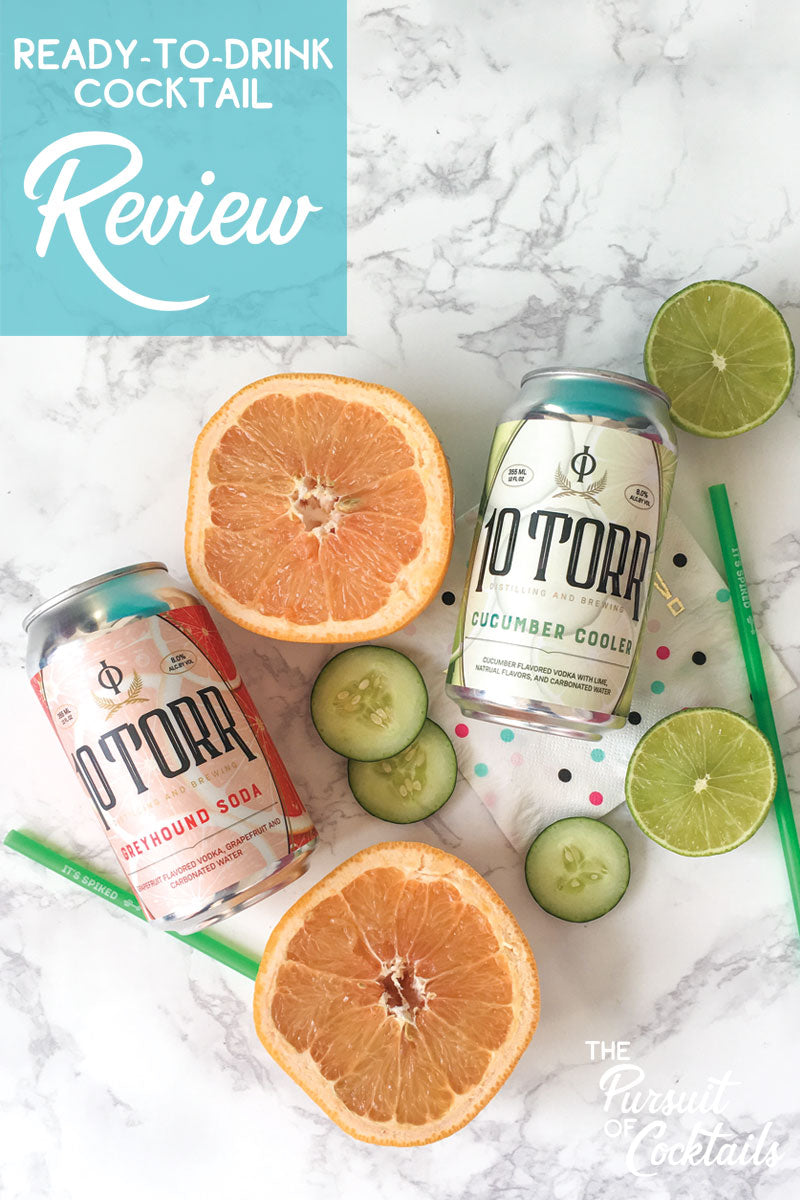 Canned cocktail review of 10 Torr Greyhound Soda and Cucumber Cooler