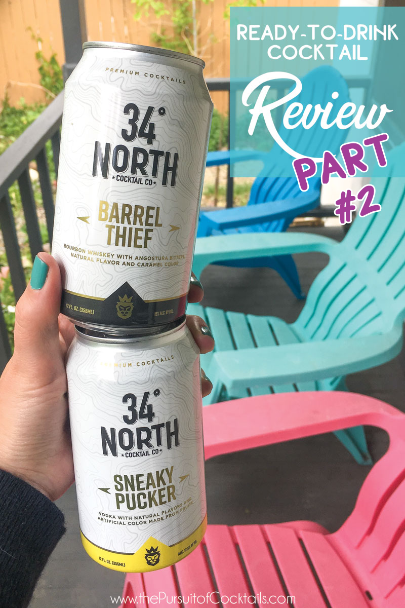 34 North Cocktail Co canned cocktail review of Barrel Thief