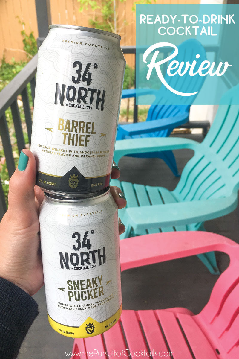 Canned cocktail review of 34 North Cocktail Co Sneaky Pucker