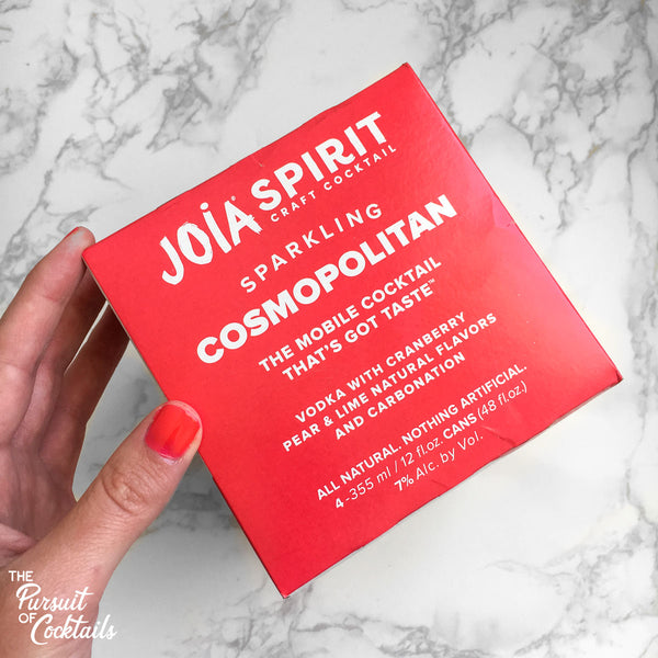 Joia Spirit Cosmopolitan pre-made cocktail review