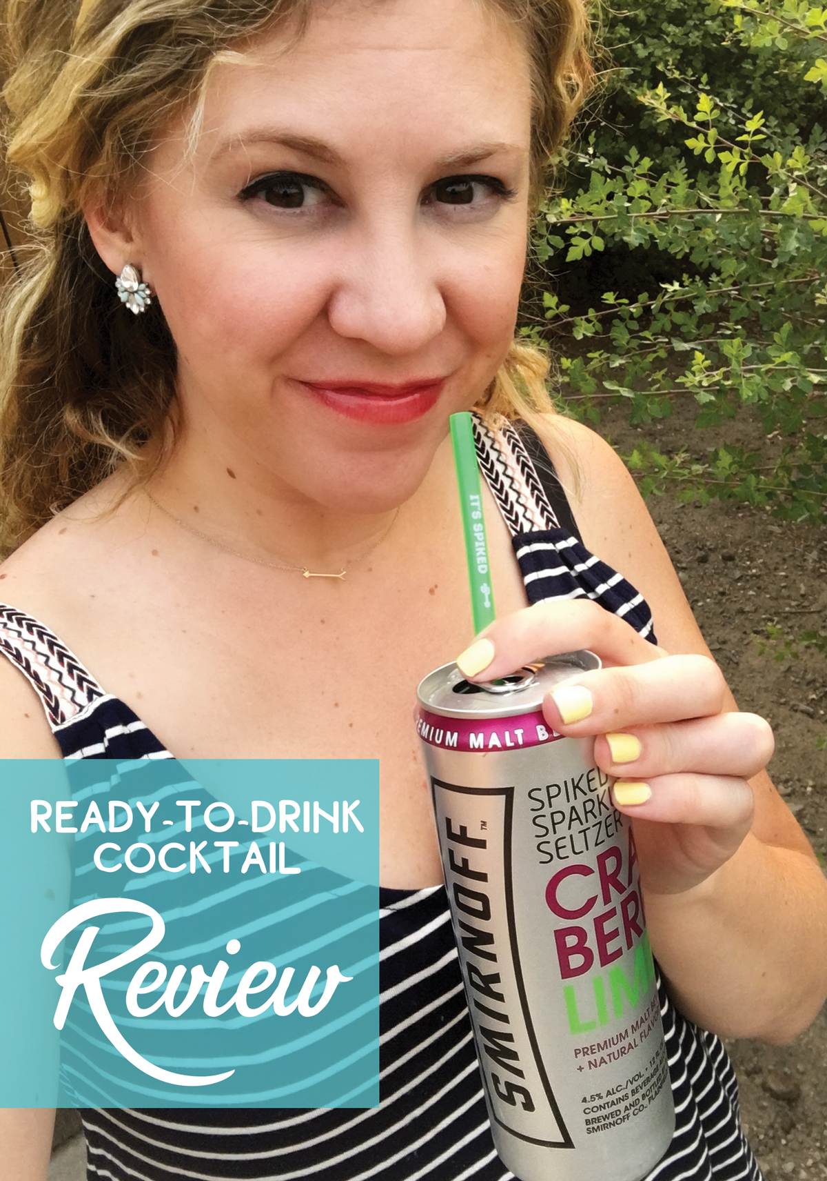 Canned cocktail review of Smirnoff Spiked Sparkling Seltzer