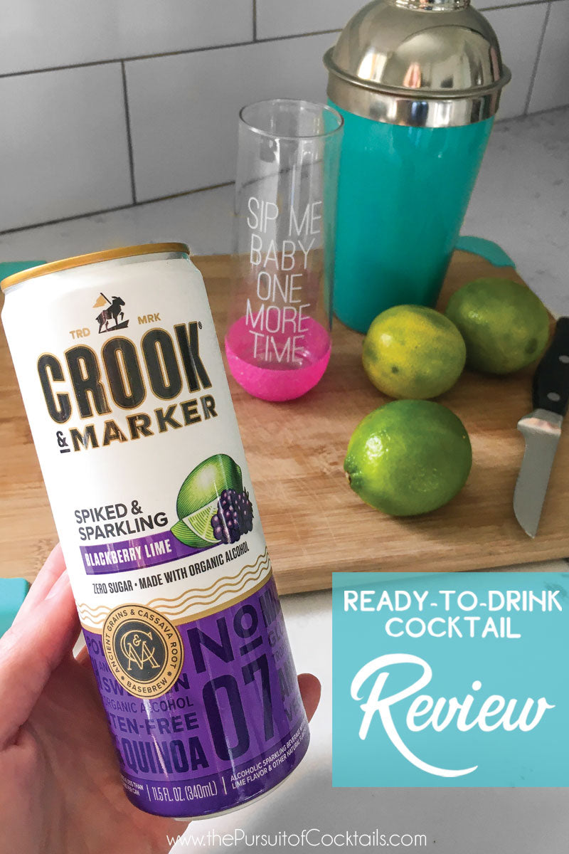 Crook & Marker canned cocktail review by The Pursuit of Cocktails