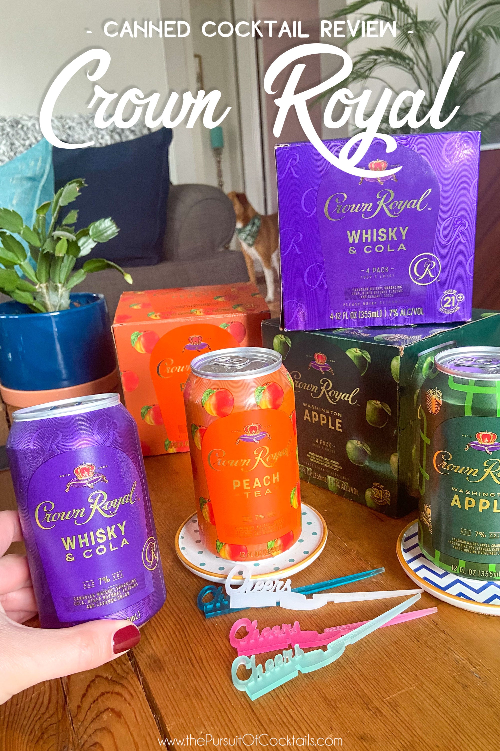 Crown Royal canned cocktails reviewed by The Pursuit of Cocktails