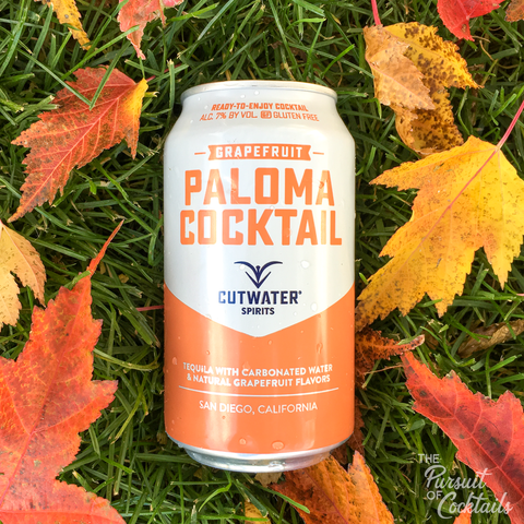 Cutwater Tequila Paloma canned cocktail reviewed by The Pursuit of Cocktails