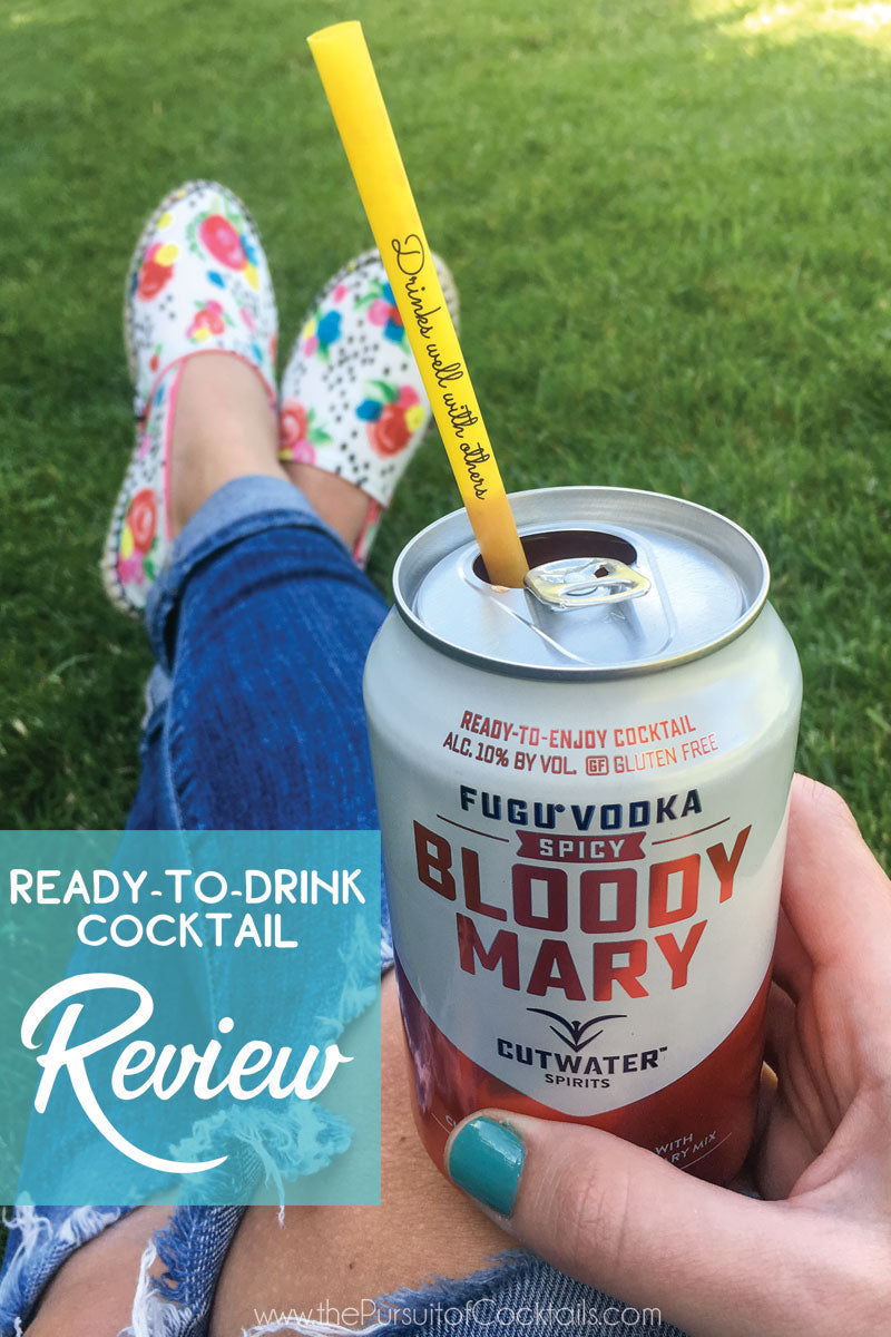 Bloody mary in a can review of Cutwater Spicy Bloody Mary