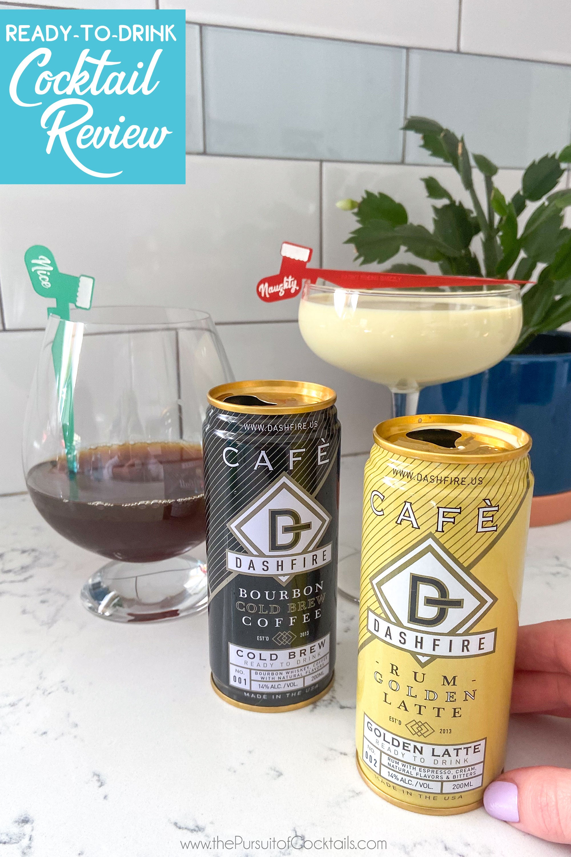 Dashfire ready-to-drink coffee cocktails reviewed by The Pursuit of Cocktails