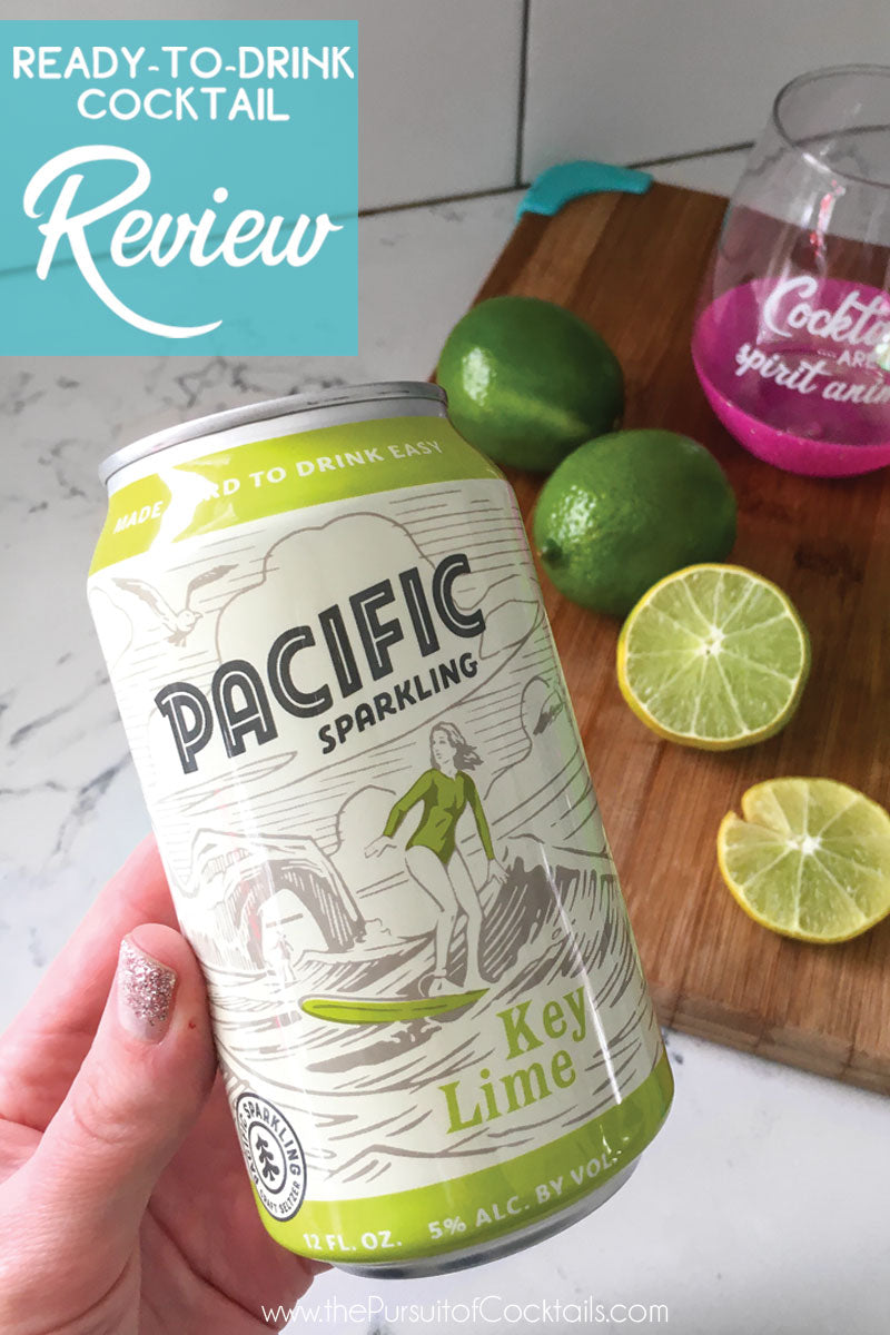 Hard seltzer review of Pacific Sparkling by The Pursuit of Cocktails