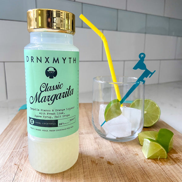 Drnxmyth Classic Margarita with Swizzly Stick and paper straw styling reviewed by The Pursuit of Cocktails