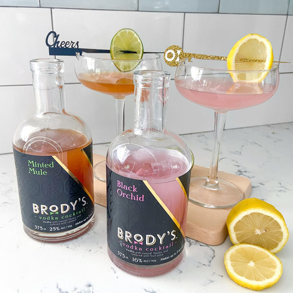 Brody's Crafted Cocktails styled with Swizzly Sticks from The Pursuit of Cocktails