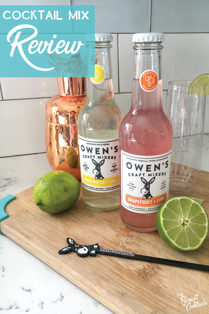 Review of Owen's Craft Mixers by The Pursuit of Cocktails