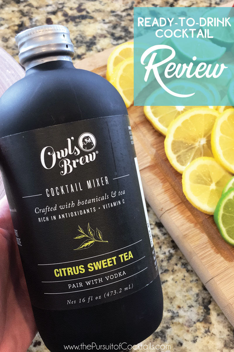 Owl's Brew cocktail mix review by The Pursuit of Cocktails