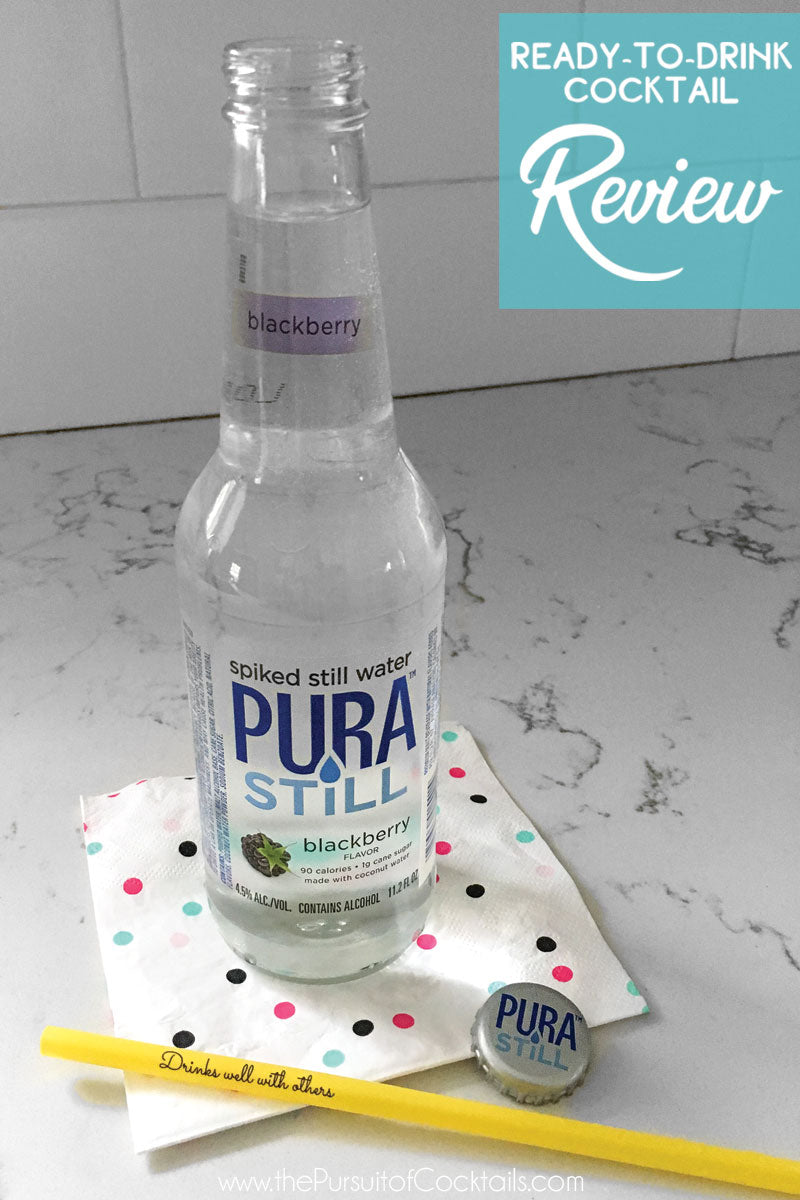 Ready-to-drink cocktail review Pura Still spiked still water