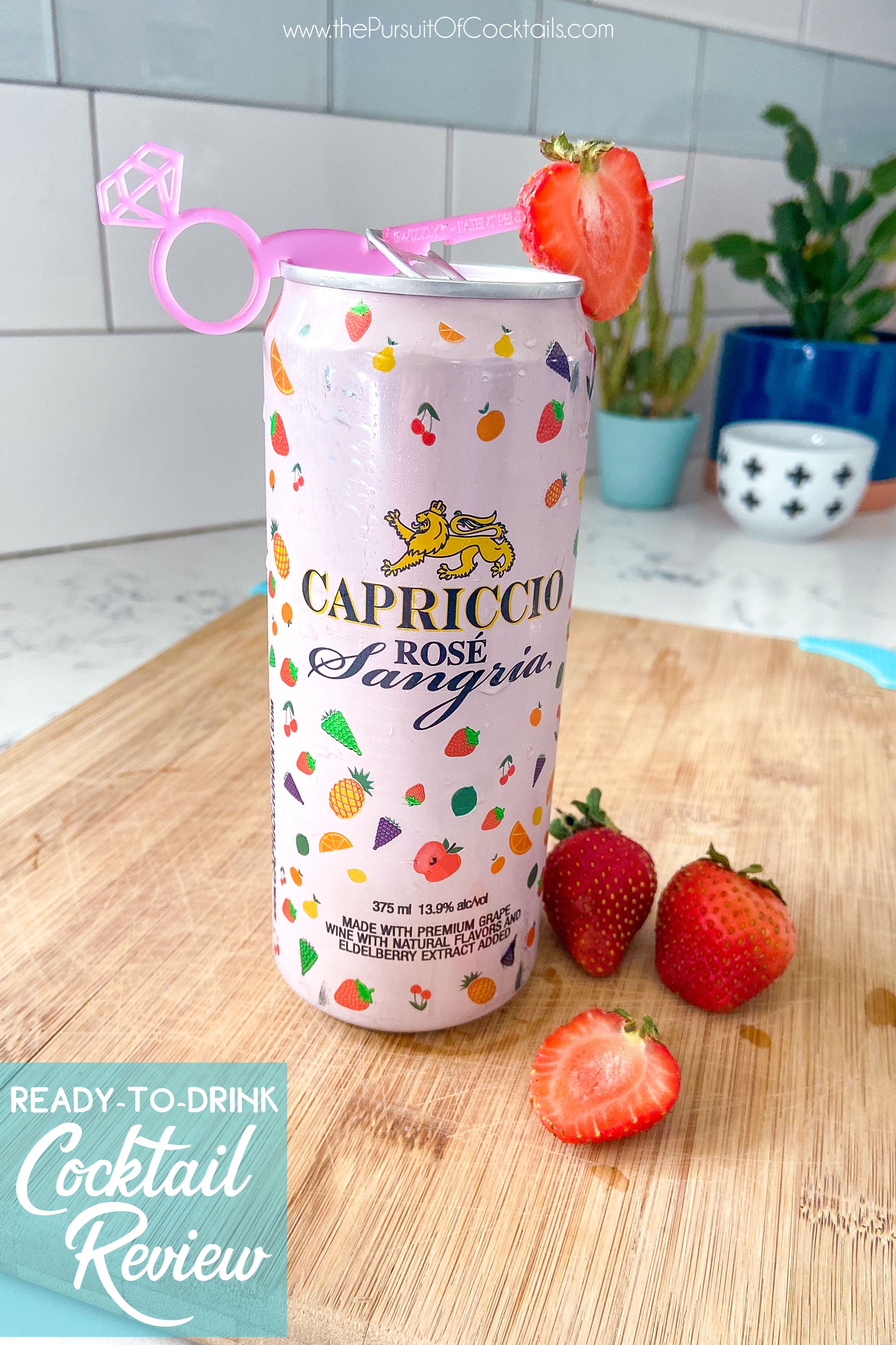 Capriccio Rose Sangria reviewed by The Pursuit of Cocktails