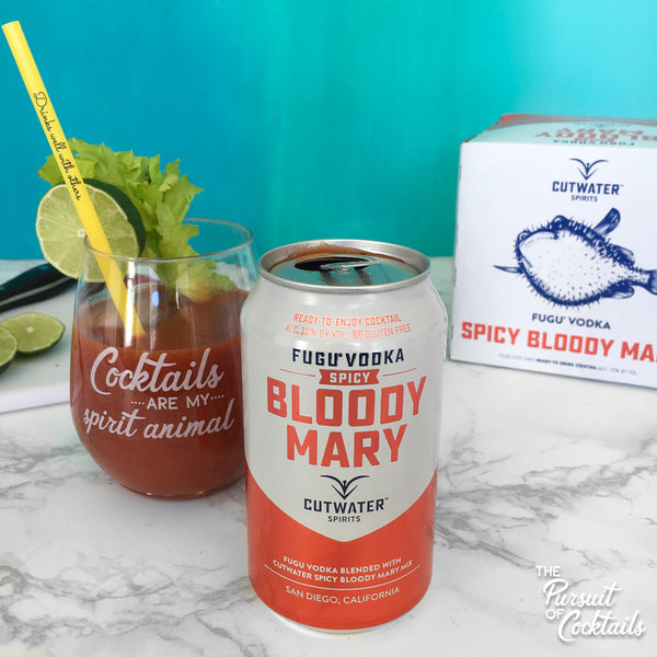 Canned cocktail review Cutwater Spirit's bloody mary