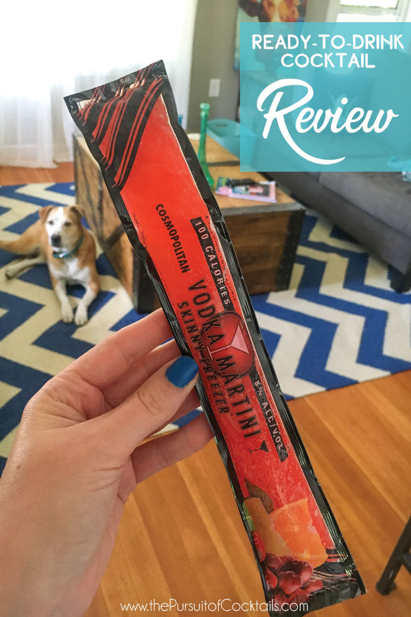Boozy popsicle review of Slim Chillers Cosmopolitan 