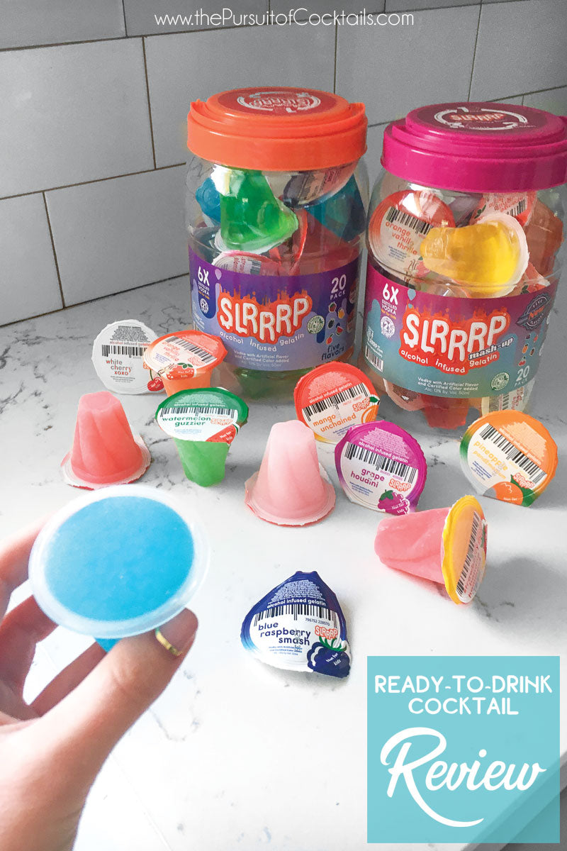 Slrrrp premade jello shots review by The Pursuit of Cocktails