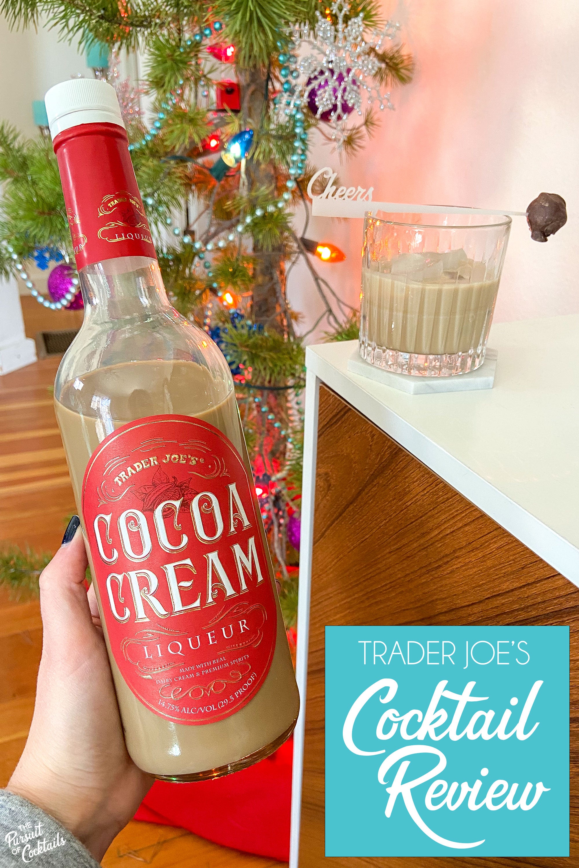 Trader Joe's Cocoa Cream liqueur review by The Pursuit of Cocktail