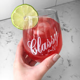 Classy AF cocktail glass