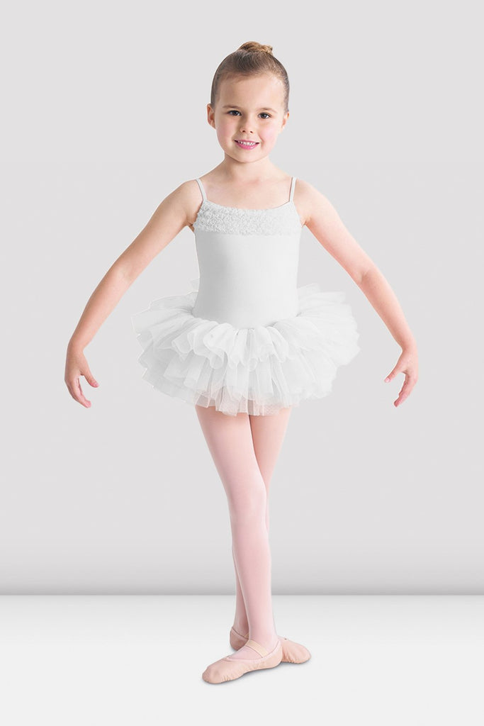 Maillot de ballet con Faldita Niña - M270C lila y blanco