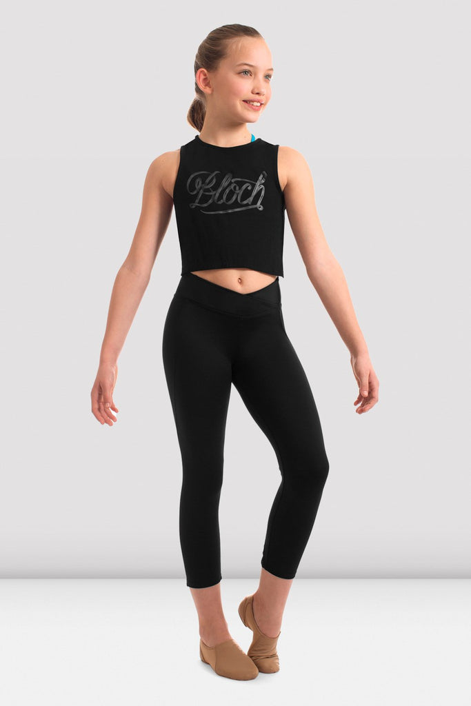 Bloch Color Bloch X-Back Crop Top - Dance Street