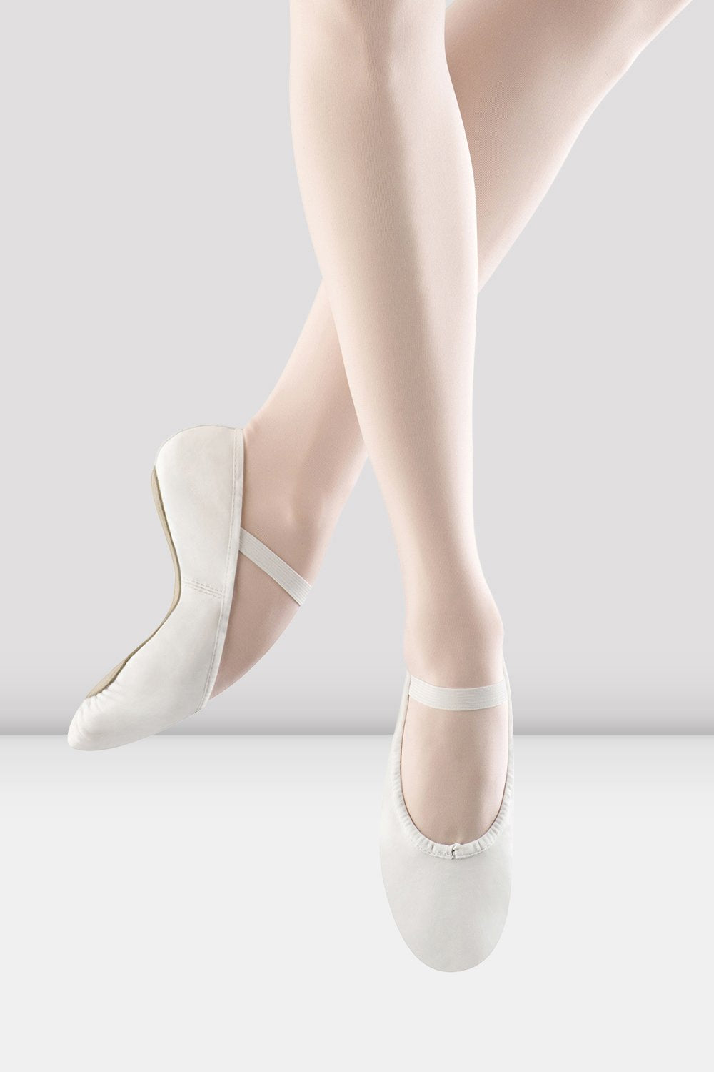 Damas Dansoft zapatos cuero, blanco | BLOCH – BLOCH Dance EU