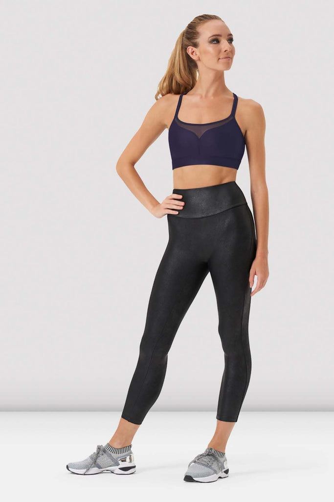 BLOCHrib™ 7/8 Length Ribbed Leggings in Anthracite