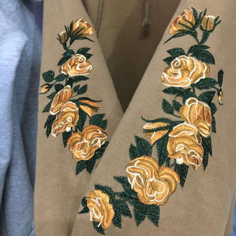 golden roses hoodie