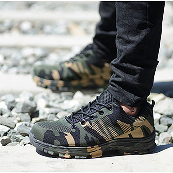 camouflage safety shoes