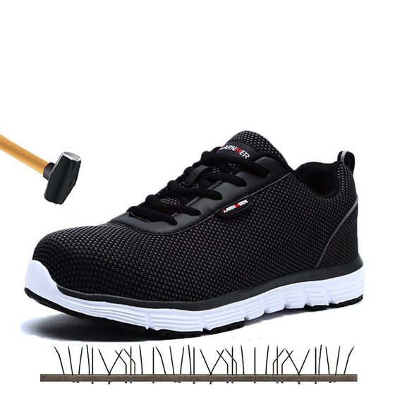 black non slip work shoes mens