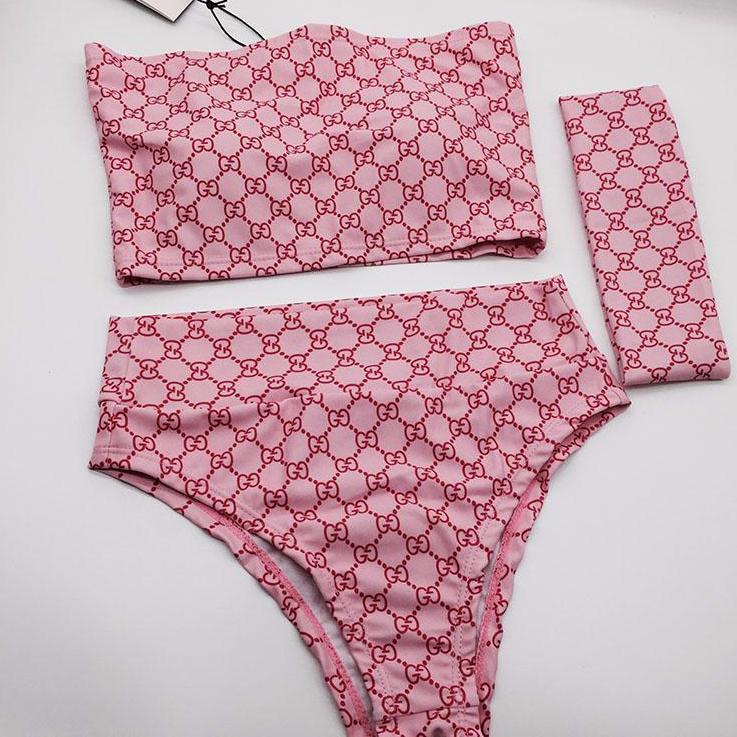 gucci pink bathing suit