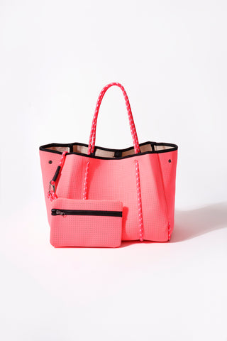 Everyday neon pink tote